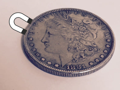 magie, la pièce morgan aimantable